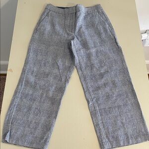 J. Crew Women's Gray Plaid Pants